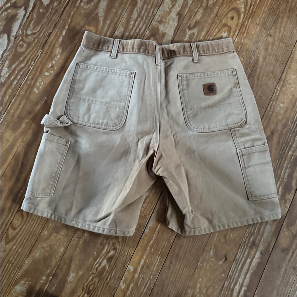 Carhartt Men's Cargo Shorts in Tan - Picture 5 of 7